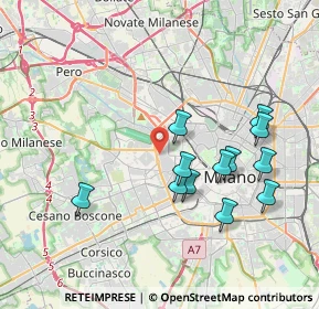Mappa Via Privata Marsica, 20149 Milano MI, Italia (3.69417)