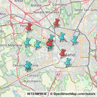 Mappa Via Paris Bordone, 20149 Milano MI, Italia (3.19385)