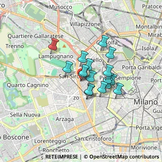 Mappa Via Cola di Rienzo, 20149 Milano MI, Italia (1.13882)