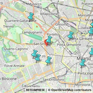 Mappa Via Cola di Rienzo, 20149 Milano MI, Italia (2.84636)