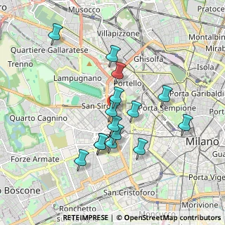 Mappa Via Paris Bordone, 20149 Milano MI, Italia (1.61133)