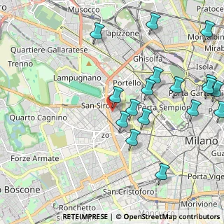 Mappa Via Paris Bordone, 20149 Milano MI, Italia (2.47176)