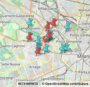 Mappa Via Cola di Rienzo, 20149 Milano MI, Italia (1.17571)