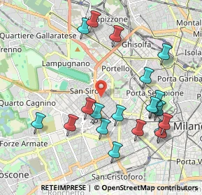 Mappa Via Paris Bordone, 20149 Milano MI, Italia (2.131)