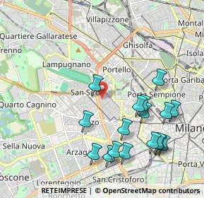 Mappa Via Cola di Rienzo, 20149 Milano MI, Italia (2.22059)