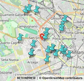 Mappa Via Paris Bordone, 20149 Milano MI, Italia (1.918)