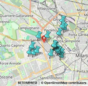 Mappa Via Privata Marsica, 20149 Milano MI, Italia (1.4235)