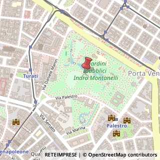 Mappa Via Palestro, 14, 20121 Milano, Milano (Lombardia)