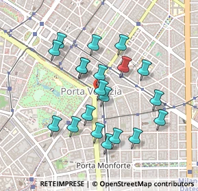 Mappa Oberdan, 20129 Milano MI, Italia (0.4185)