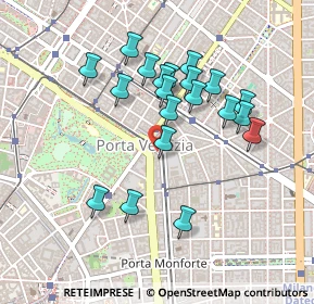 Mappa Oberdan, 20129 Milano MI, Italia (0.4135)