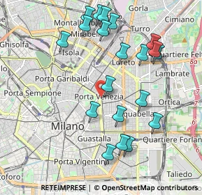 Mappa Oberdan, 20129 Milano MI, Italia (2.094)