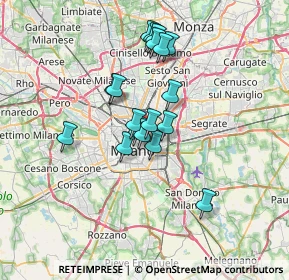 Mappa Oberdan, 20129 Milano MI, Italia (5.48278)