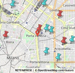 Mappa Oberdan, 20129 Milano MI, Italia (1.25917)