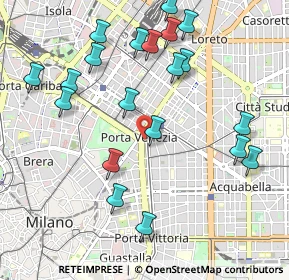 Mappa Oberdan, 20129 Milano MI, Italia (1.1195)