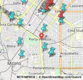 Mappa Oberdan, 20129 Milano MI, Italia (1.2735)