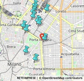 Mappa Oberdan, 20129 Milano MI, Italia (1.00083)