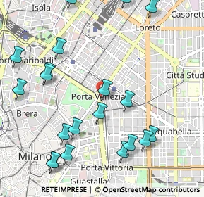 Mappa Oberdan, 20129 Milano MI, Italia (1.2705)