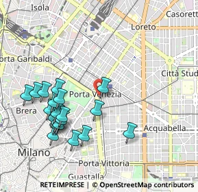 Mappa Oberdan, 20129 Milano MI, Italia (1.0395)