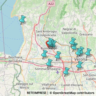 Mappa Via San Crispino, 37012 Bussolengo VR, Italia (7.96143)