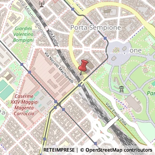 Mappa Via Antonio Canova, 1, 20145 Milano, Milano (Lombardia)