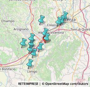 Mappa Via Cantarella, 36040 Brendola VI, Italia (6.17077)