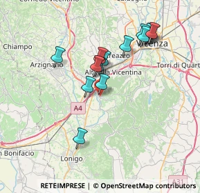 Mappa Via Cantarella, 36040 Brendola VI, Italia (6.67)