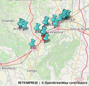 Mappa Via Cantarella, 36040 Brendola VI, Italia (7.074)