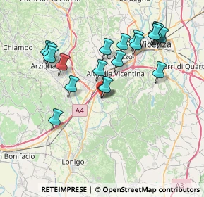 Mappa Via Cantarella, 36040 Brendola VI, Italia (7.583)