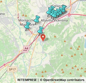 Mappa Via Cantarella, 36040 Brendola VI, Italia (4.36636)