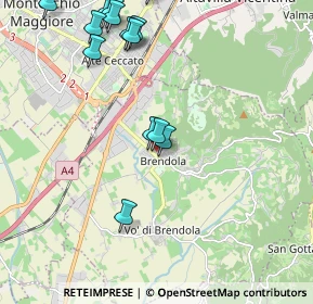 Mappa Via Cantarella, 36040 Brendola VI, Italia (2.67438)