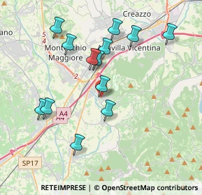 Mappa Via Tommaso Campanella, 36040 Brendola VI, Italia (3.79385)