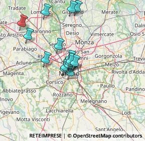 Mappa Via Melzo, 20129 Milano MI, Italia (11.11333)