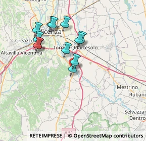 Mappa Via Chiesa Nuova, 36023 Longare VI, Italia (6.655)