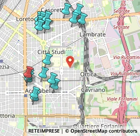 Mappa Via Gaetano Strambio, 20133 Milano MI, Italia (1.2155)