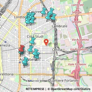 Mappa Via Pellegrino Strobel, 20133 Milano MI, Italia (1.2155)