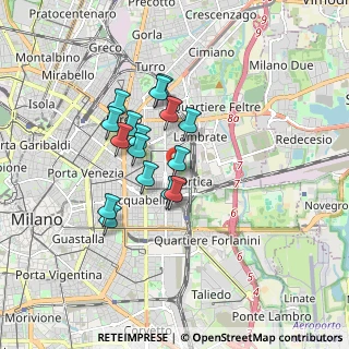 Mappa Via Pellegrino Strobel, 20133 Milano MI, Italia (1.3475)