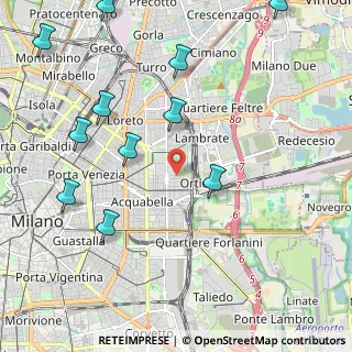 Mappa Via Pellegrino Strobel, 20133 Milano MI, Italia (2.62909)