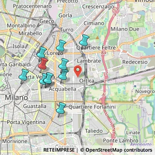 Mappa Via Pellegrino Strobel, 20133 Milano MI, Italia (1.89727)