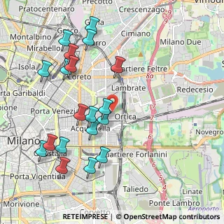 Mappa Via Pellegrino Strobel, 20133 Milano MI, Italia (2.21895)
