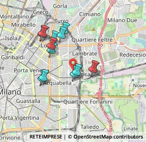 Mappa Via Gaetano Strambio, 20133 Milano MI, Italia (1.51231)