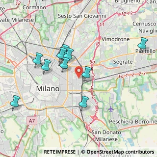 Mappa Via Pellegrino Strobel, 20133 Milano MI, Italia (5.22071)