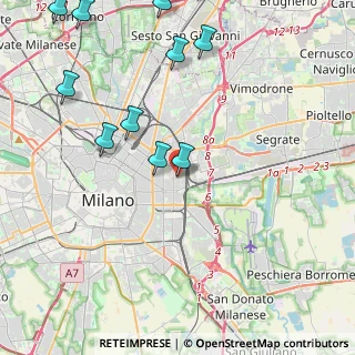 Mappa Via Pellegrino Strobel, 20133 Milano MI, Italia (6.76833)