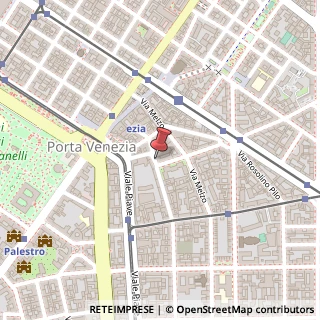 Mappa Via Giuseppe Sirtori, 22, 20129 Milano, Milano (Lombardia)
