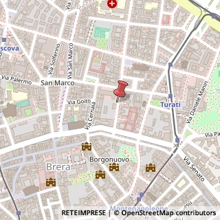 Mappa Corso di Porta Nuova,  14, 20121 Milano, Milano (Lombardia)
