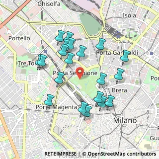 Mappa Viale Adam Mickiewicz, 20121 Milano MI, Italia (0.911)
