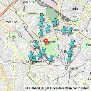 Mappa Viale Adam Mickiewicz, 20121 Milano MI, Italia (0.919)