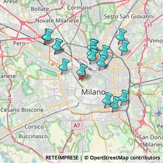 Mappa Viale Adam Mickiewicz, 20121 Milano MI, Italia (3.53882)