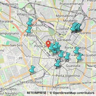 Mappa Viale Adam Mickiewicz, 20121 Milano MI, Italia (2.09211)