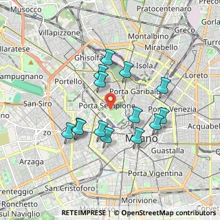 Mappa Viale Adam Mickiewicz, 20121 Milano MI, Italia (1.58)