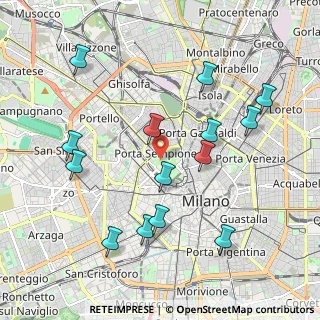 Mappa Viale Adam Mickiewicz, 20121 Milano MI, Italia (2.12714)